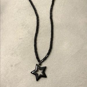 Metal Link Star Necklace